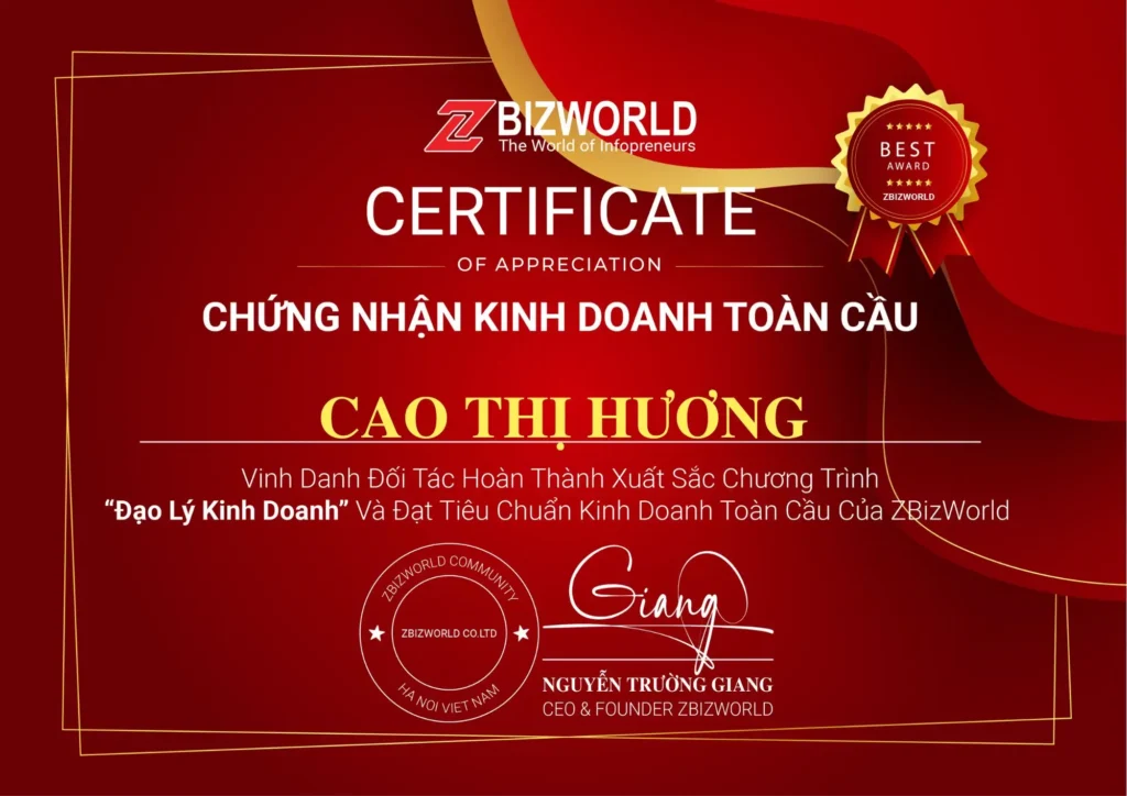 Đạo Lý Kinh Doanh