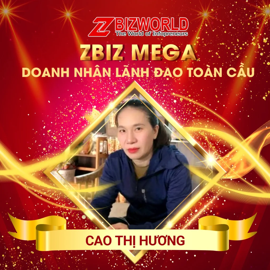 Doanh nhân lãnh đạo toàn cầu Cao Thị Hương